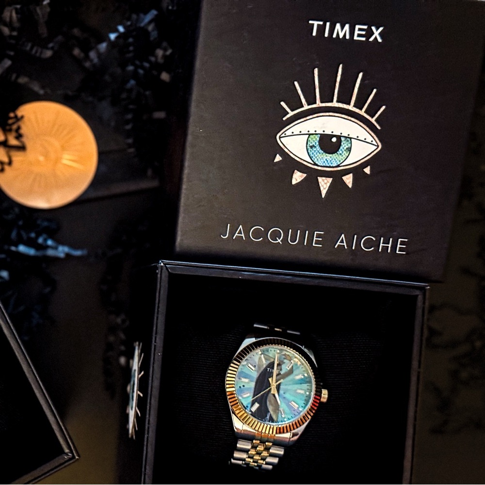 Timex Jacquie Aiche Watches with Multicolor Dials